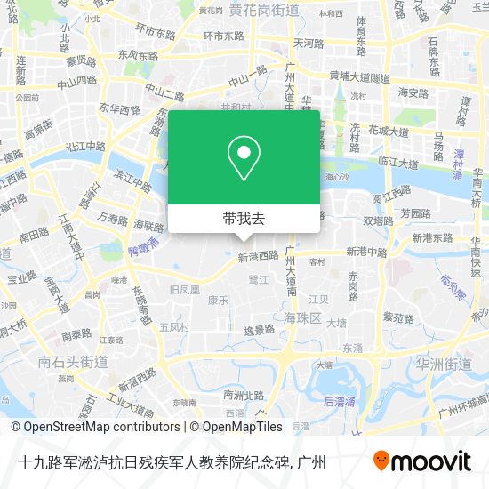 十九路军淞泸抗日残疾军人教养院纪念碑地图