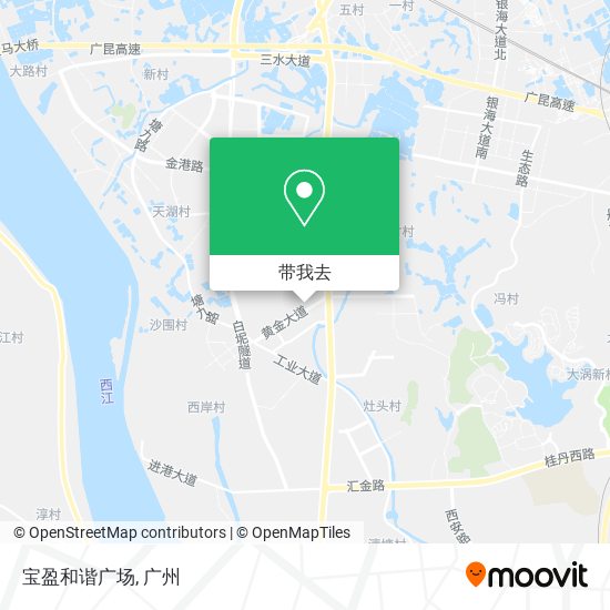 宝盈和谐广场地图