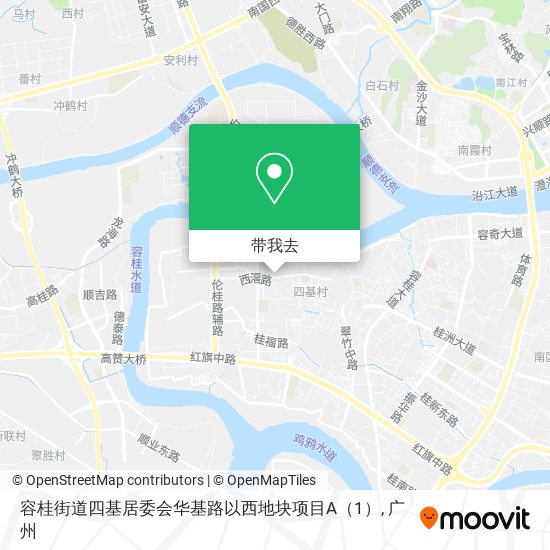 容桂街道四基居委会华基路以西地块项目A（1）地图