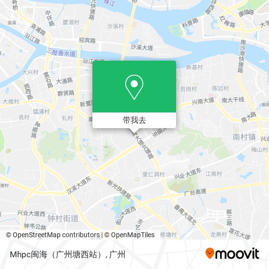Mhpc闽海（广州塘西站）地图