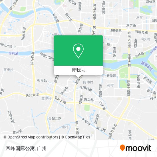 帝峰国际公寓地图