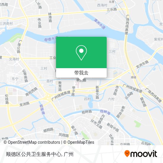 顺德区公共卫生服务中心地图