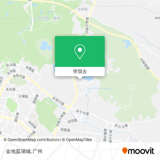 金地荔湖城地图