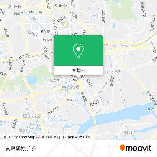 南康新村地图