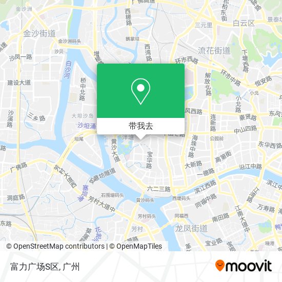 富力广场S区地图
