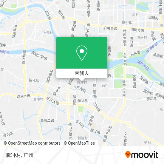 腾冲村地图