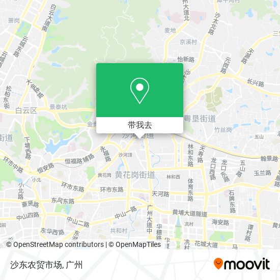 沙东农贸市场地图