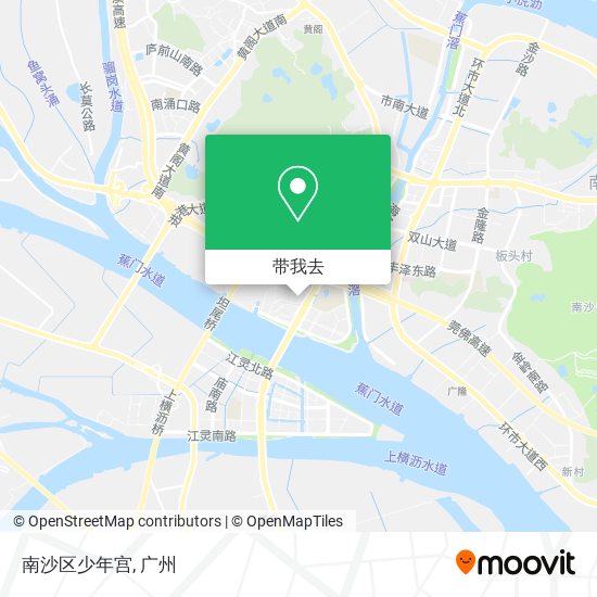 南沙区少年宫地图