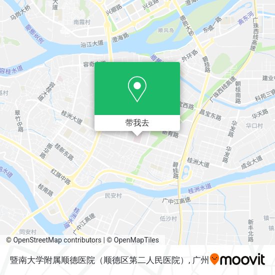 暨南大学附属顺德医院（顺德区第二人民医院）地图