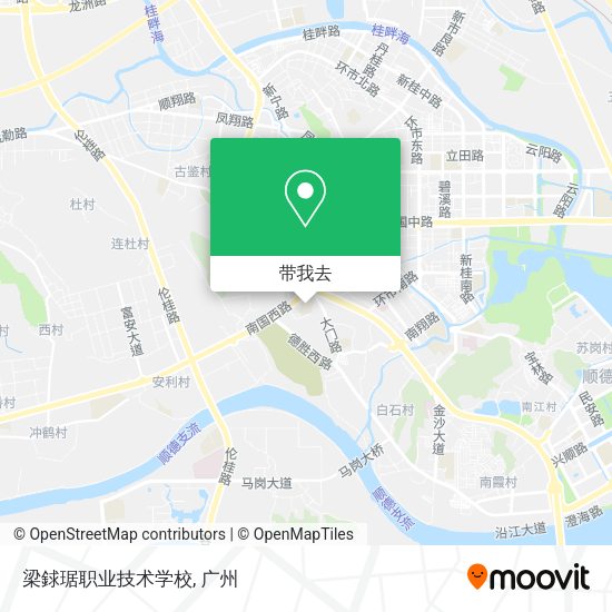 梁銶琚职业技术学校地图