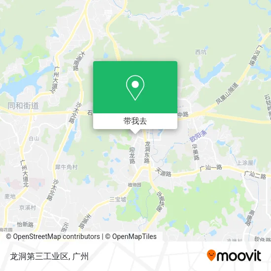 龙洞第三工业区地图