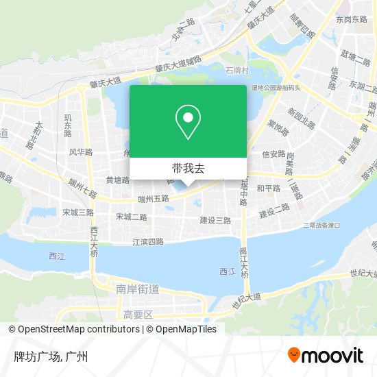 牌坊广场地图