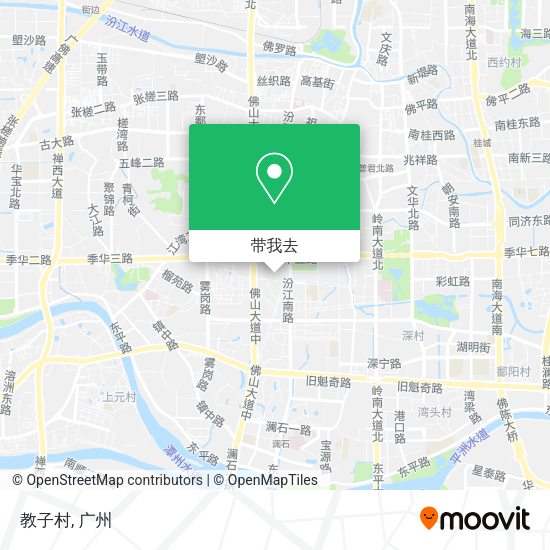 教子村地图
