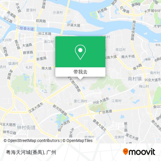 粤海天河城(番禺)地图