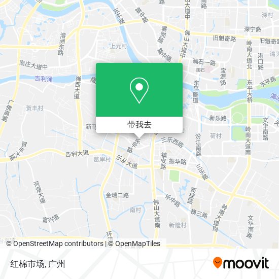红棉市场地图