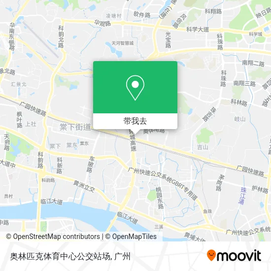 奥林匹克体育中心公交站场地图