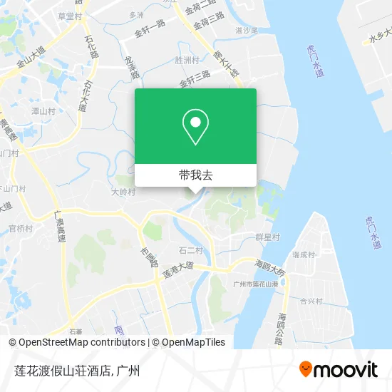 莲花渡假山荘酒店地图
