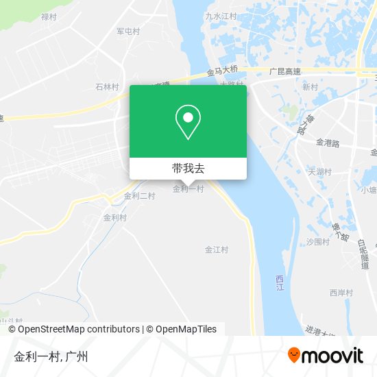 金利一村地图