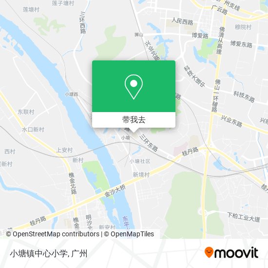 小塘镇中心小学地图