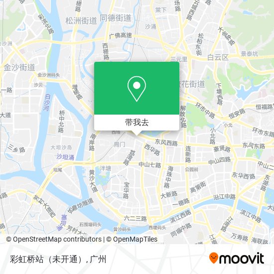 彩虹桥站（未开通）地图