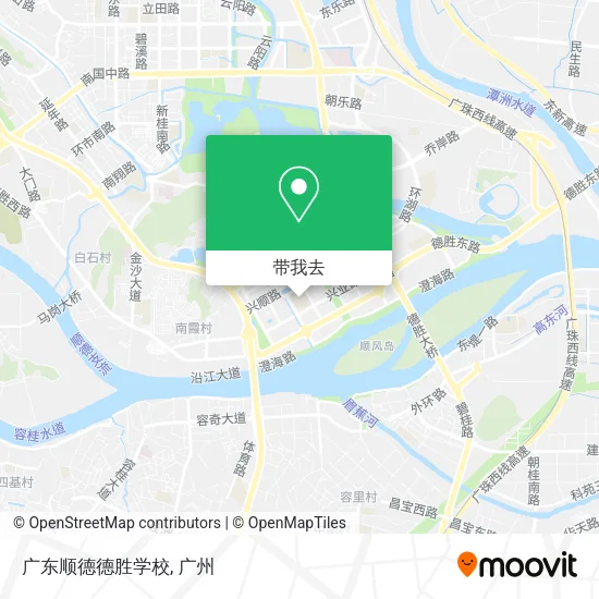 广东顺德德胜学校地图