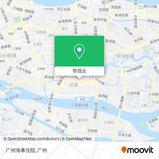 广州海事法院地图
