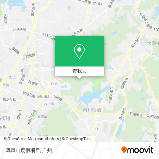 凤凰山度假项目地图