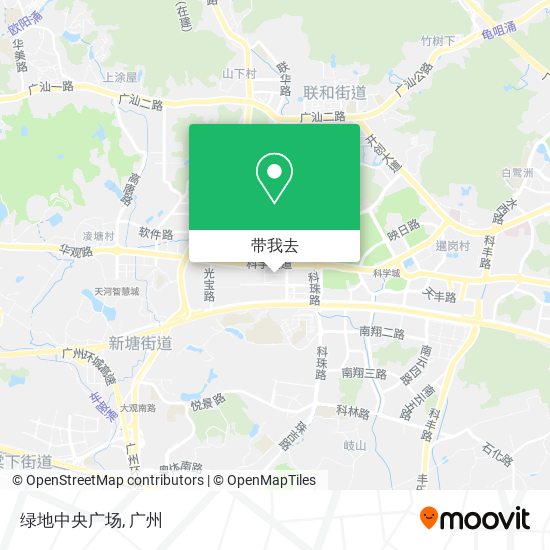 绿地中央广场地图