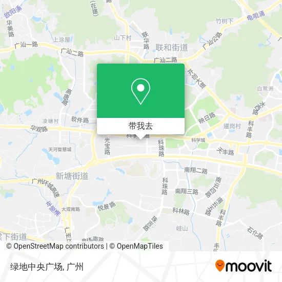 绿地中央广场地图