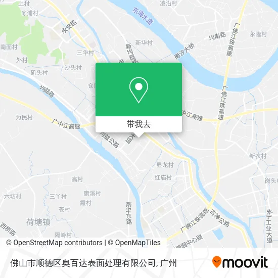 佛山市顺德区奥百达表面处理有限公司地图
