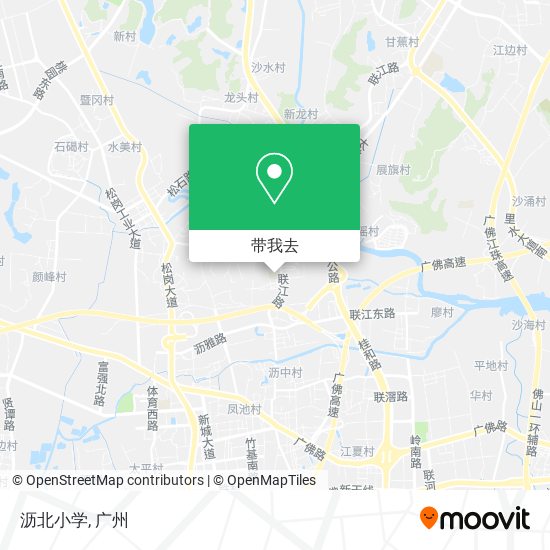 沥北小学地图