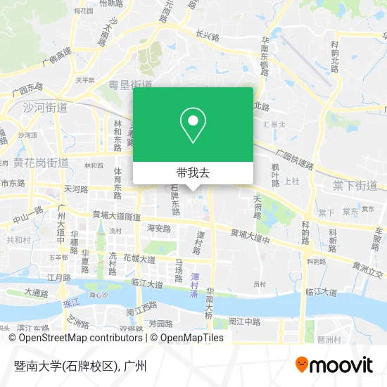 暨南大学(石牌校区)地图