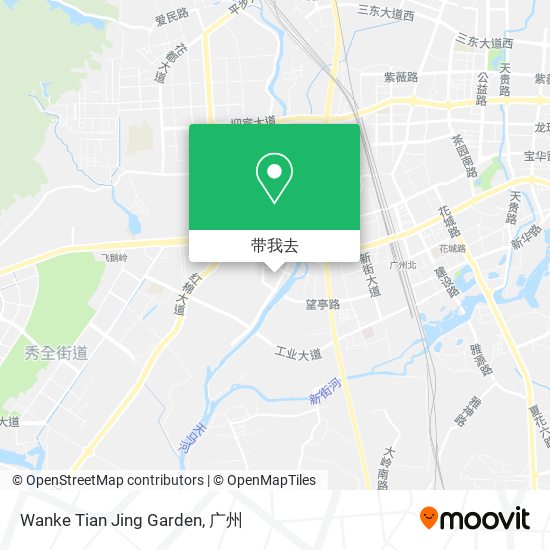 Wanke Tian Jing Garden地图