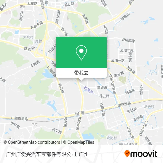 广州广爱兴汽车零部件有限公司地图