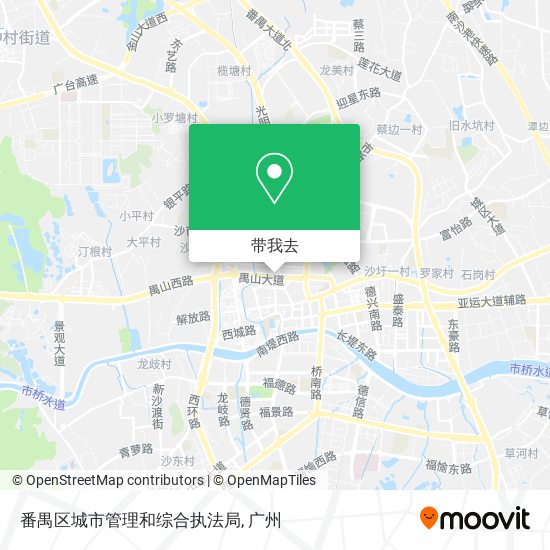 番禺区城市管理和综合执法局地图