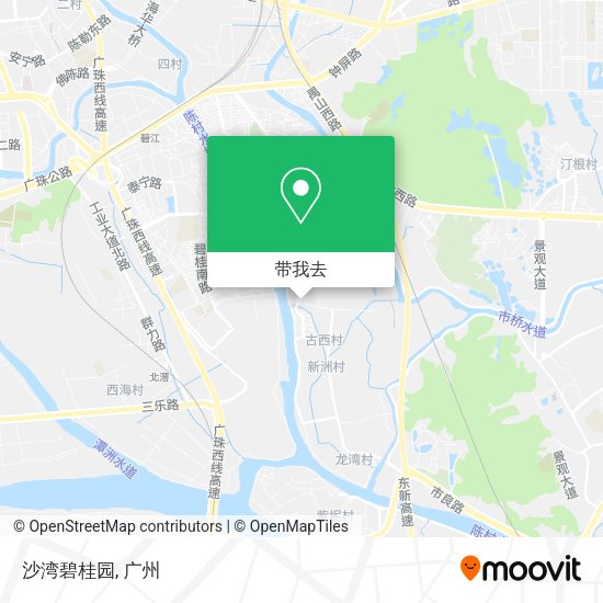沙湾碧桂园地图