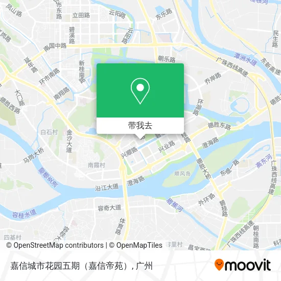 嘉信城市花园五期（嘉信帝苑）地图