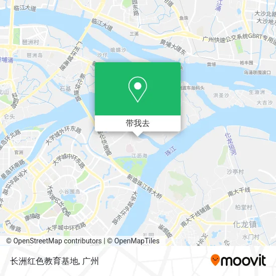 长洲红色教育基地地图