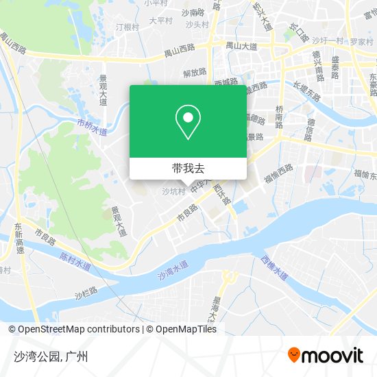 沙湾公园地图