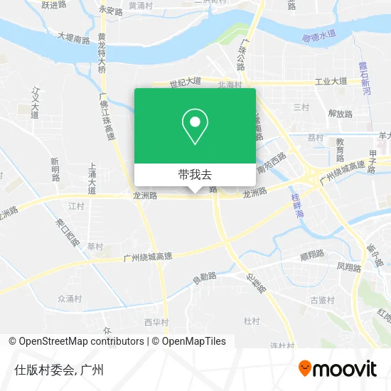 仕版村委会地图