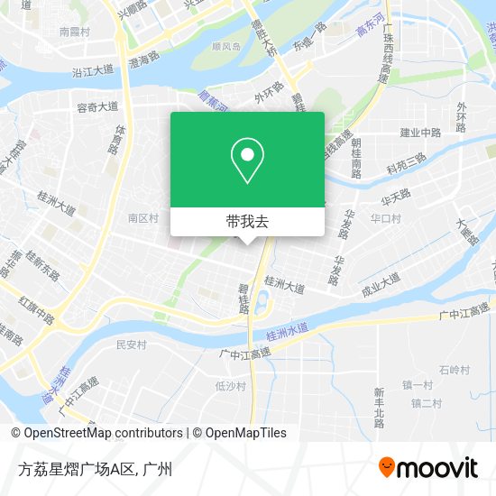 方荔星熠广场A区地图
