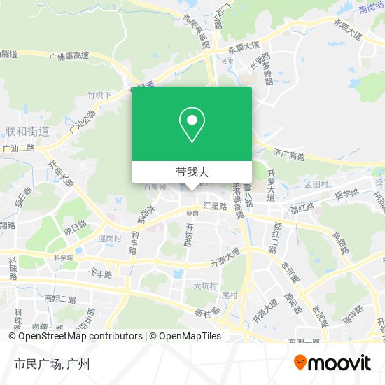 市民广场地图