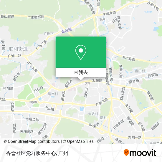 香雪社区党群服务中心地图