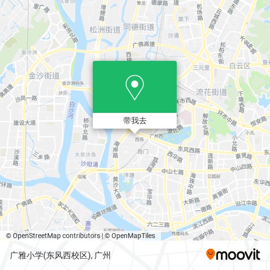 广雅小学(东风西校区)地图