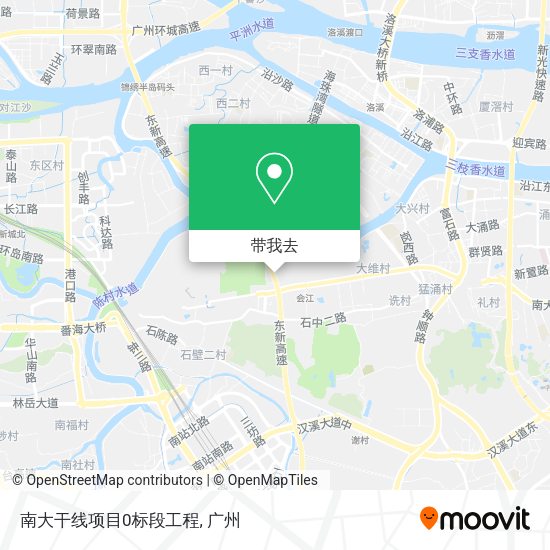 南大干线项目0标段工程地图