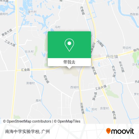 南海中学实验学校地图