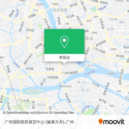 广州国际医药展贸中心 (健康方舟)地图