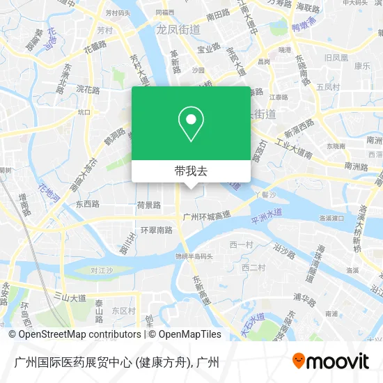广州国际医药展贸中心 (健康方舟)地图