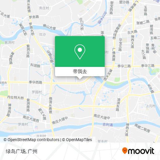 绿岛广场地图