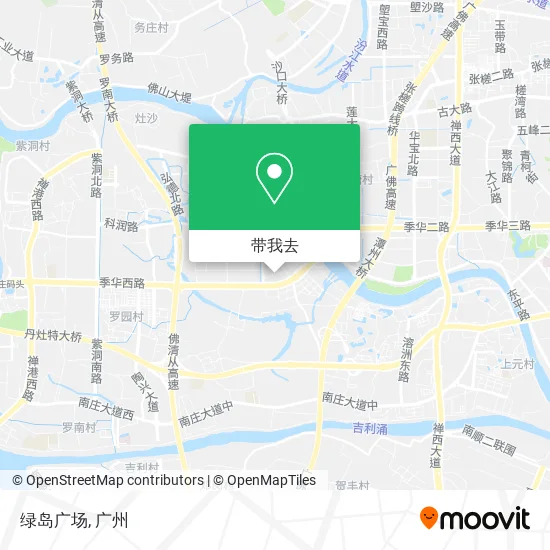 绿岛广场地图